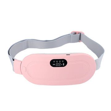 Electric Heating & Vibration Waist Massager Belt for Menstrual Cramp Relief