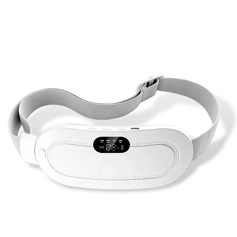 Electric Heating & Vibration Waist Massager Belt for Menstrual Cramp Relief
